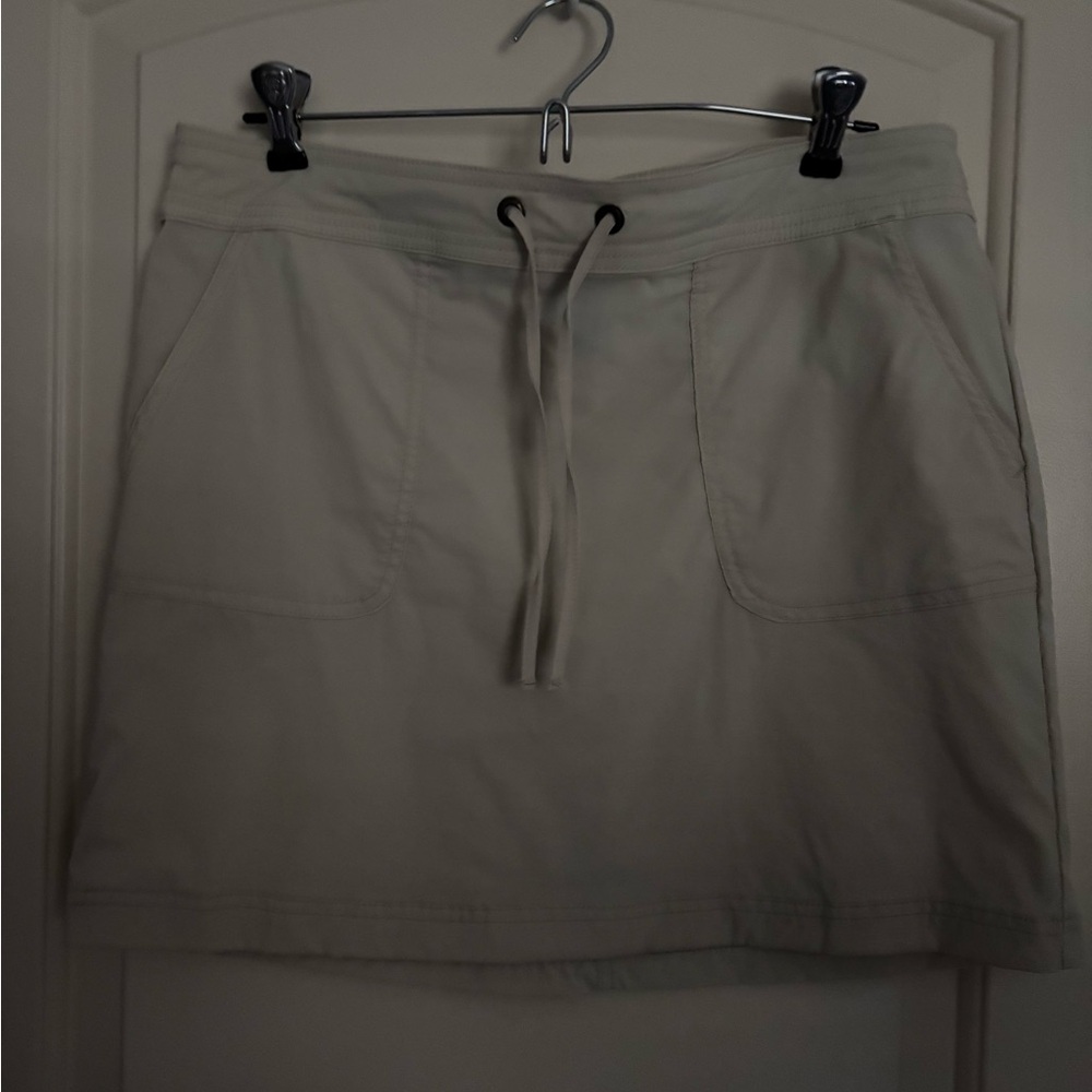 Prana Light Tan Skirt with Drawstring
